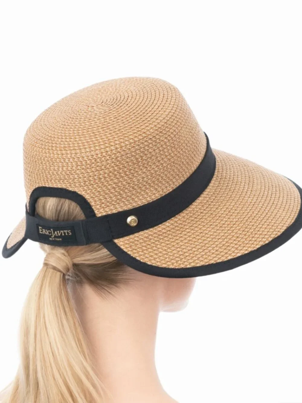 Eric Javits Sunbust Hat/ Visor Packable UPF 50+ NWOT